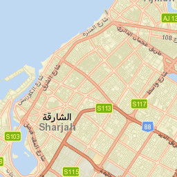 Sharjah Street Map