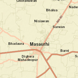 Masaurhi Buzurg Street Map