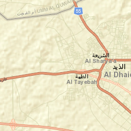 Adh Dhayd Street Map