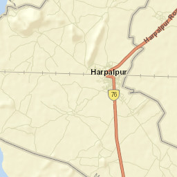Harpalpur Street Map