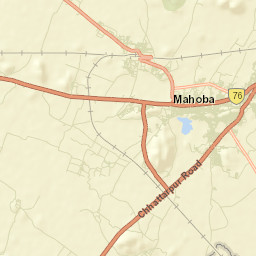 Mahoba Street Map