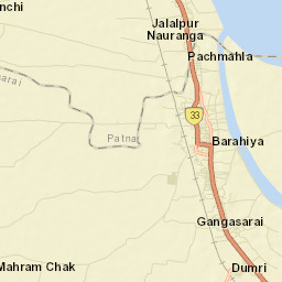 Barhiya Street Map