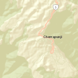 Cherrapunji Street Map