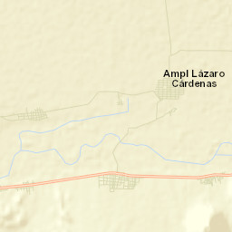 General Lázaro Cárdenas Street Map
