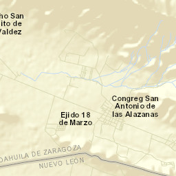 San Antonio de las Alazanas Street Map