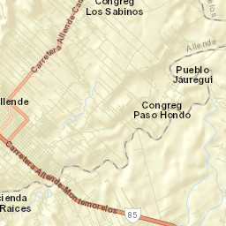 Jáuregui Street Map