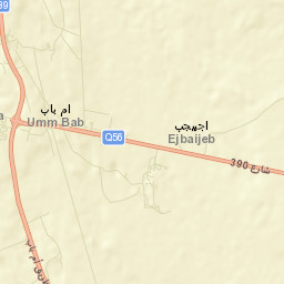 Umm Bāb Street Map