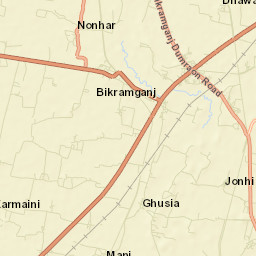 Bikramganj Street Map