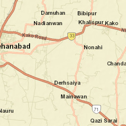 Jehanabad Street Map