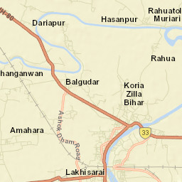 Luckeesarai Street Map