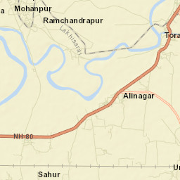 Lakhisarai Street Map