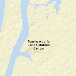Puerto Adolfo Lopez Mateos Street Map