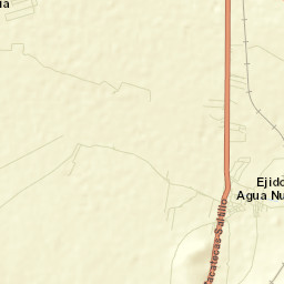 Agua Nueva Street Map