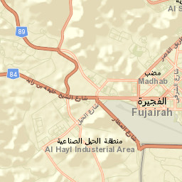 Al Fujairah Municipality Street Map