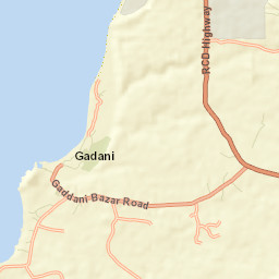 Gadani Street Map