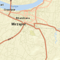 Mirzapur Street Map