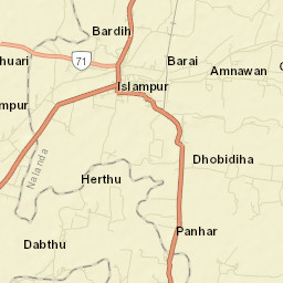Islampur Street Map