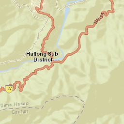 Haflong Street Map