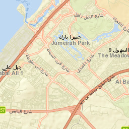 Dubai Street Map