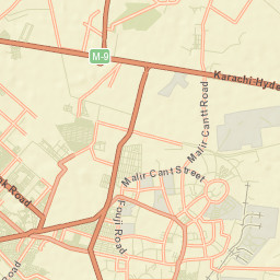 Malir Cantonment Street Map