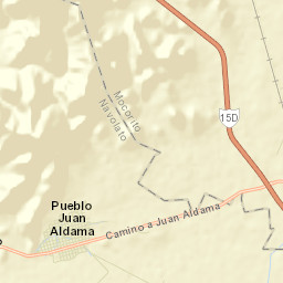 Juan Aldama (El Tigre) Street Map