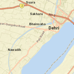 Dehri Street Map
