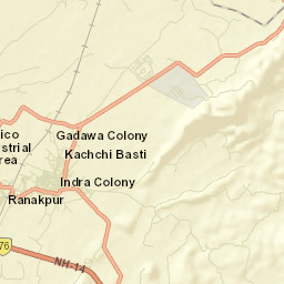 Pindwara Street Map