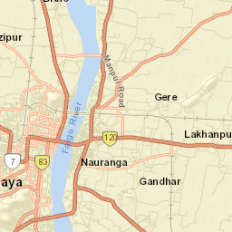 Gaya Street Map