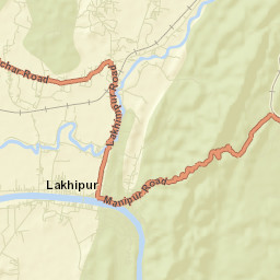 Lakhipur Street Map
