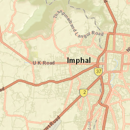 Imphal Street Map
