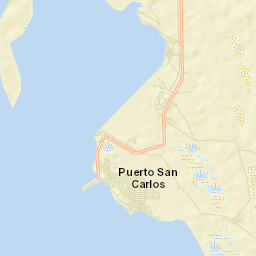 Puerto San Carlos Street Map