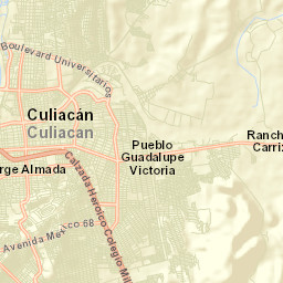 Culiacán Street Map