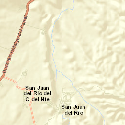 San Juan del Rio del Centauro del Norte Street Map
