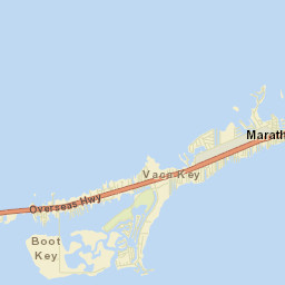 Marathon Florida Street Map