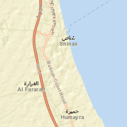 Shināş Street Map
