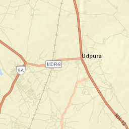 Udpura Street Map