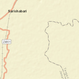 Sarishābāri Street Map
