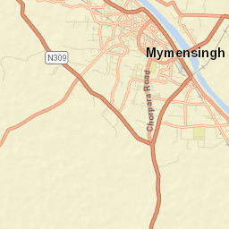 Mymensingh Street Map