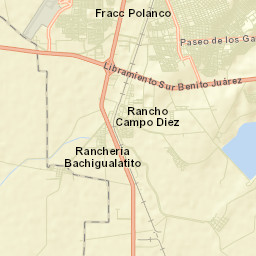 Bachigualatito Street Map