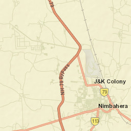 Nimbahera Street Map