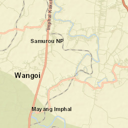 Mayang Imphal Street Map