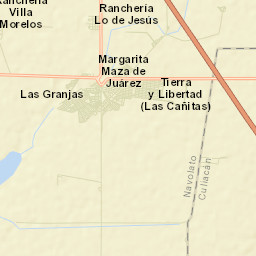 Licenciado Benito Juárez (Campo Gobierno) Street Map