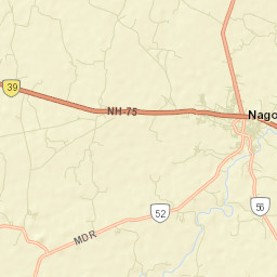 Nagod Street Map