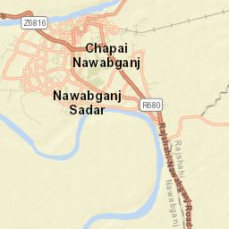Nawābganj Street Map