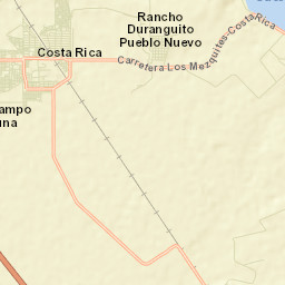 Villa de Costa Rica Street Map