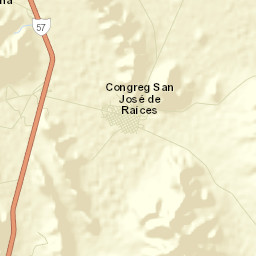 San José de Raíces Street Map