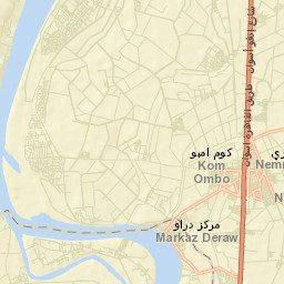 Kawm Umbū Street Map