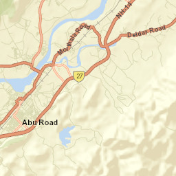 Abu Road Street Map