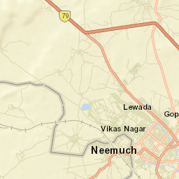 Neemuch Street Map