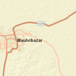 Maulvibazar Street Map
